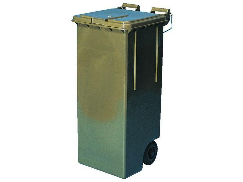 Garbage bins with sack holder