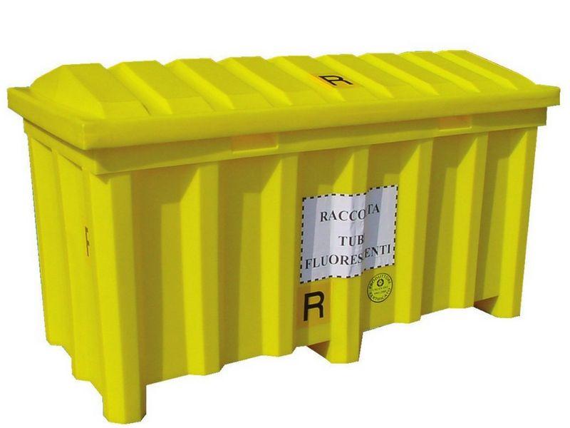 Container for neon tubes