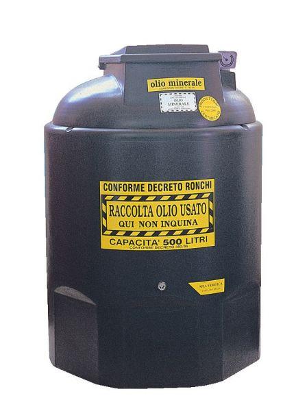 Used oil collection tank