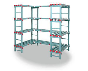 Plastic shelving