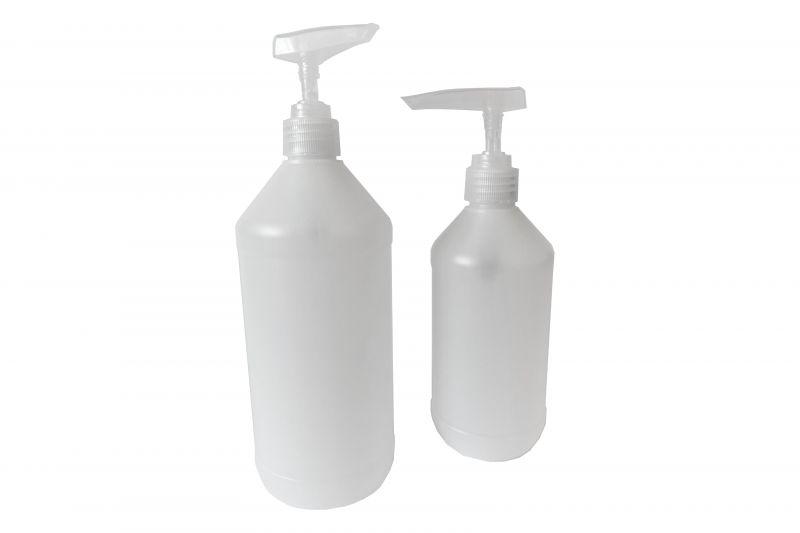 Bottles with dispenser