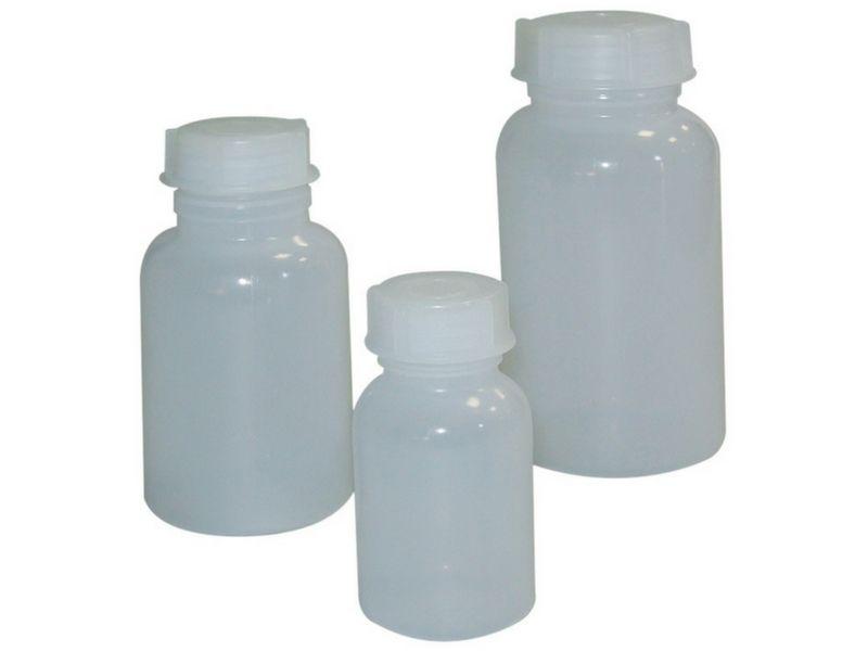 PE bottles, GL, wide mouth