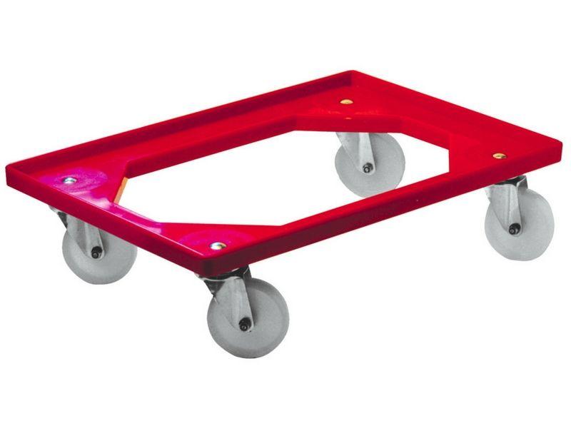 Carrello in ABS aperto norma europea 600x400 mm