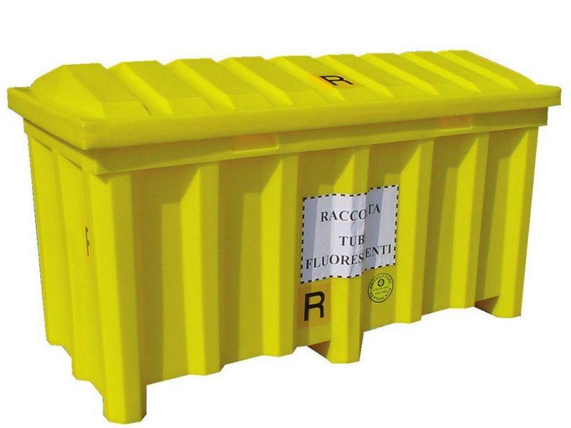 Container for neon tubes
