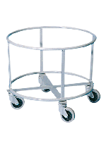 painted iron trolley