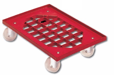 trolley in ABS, perforated surface