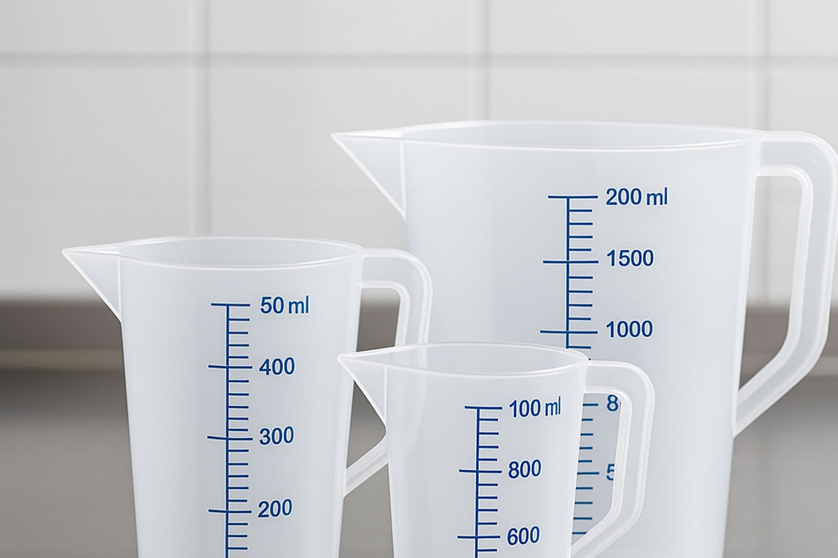 Caraffe in plastica per uso industriale e laboratoriale: sicurezza, precisione e versatilità