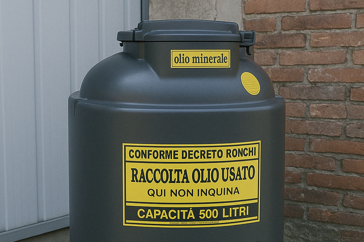 Ecoil in plastica: la soluzione più efficiente per la raccolta degli oli esausti