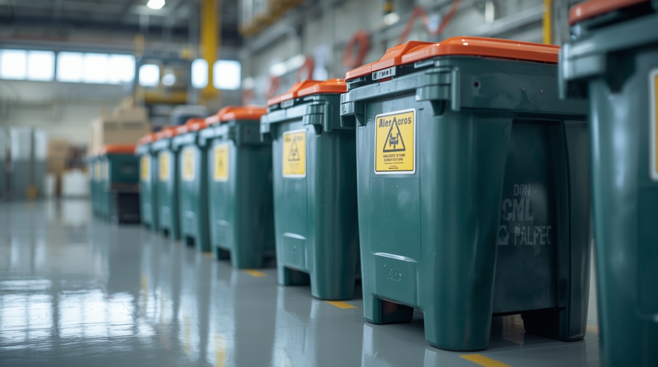 Gestione dei rifiuti industriali: l'importanza dei contenitori in plastica certificati