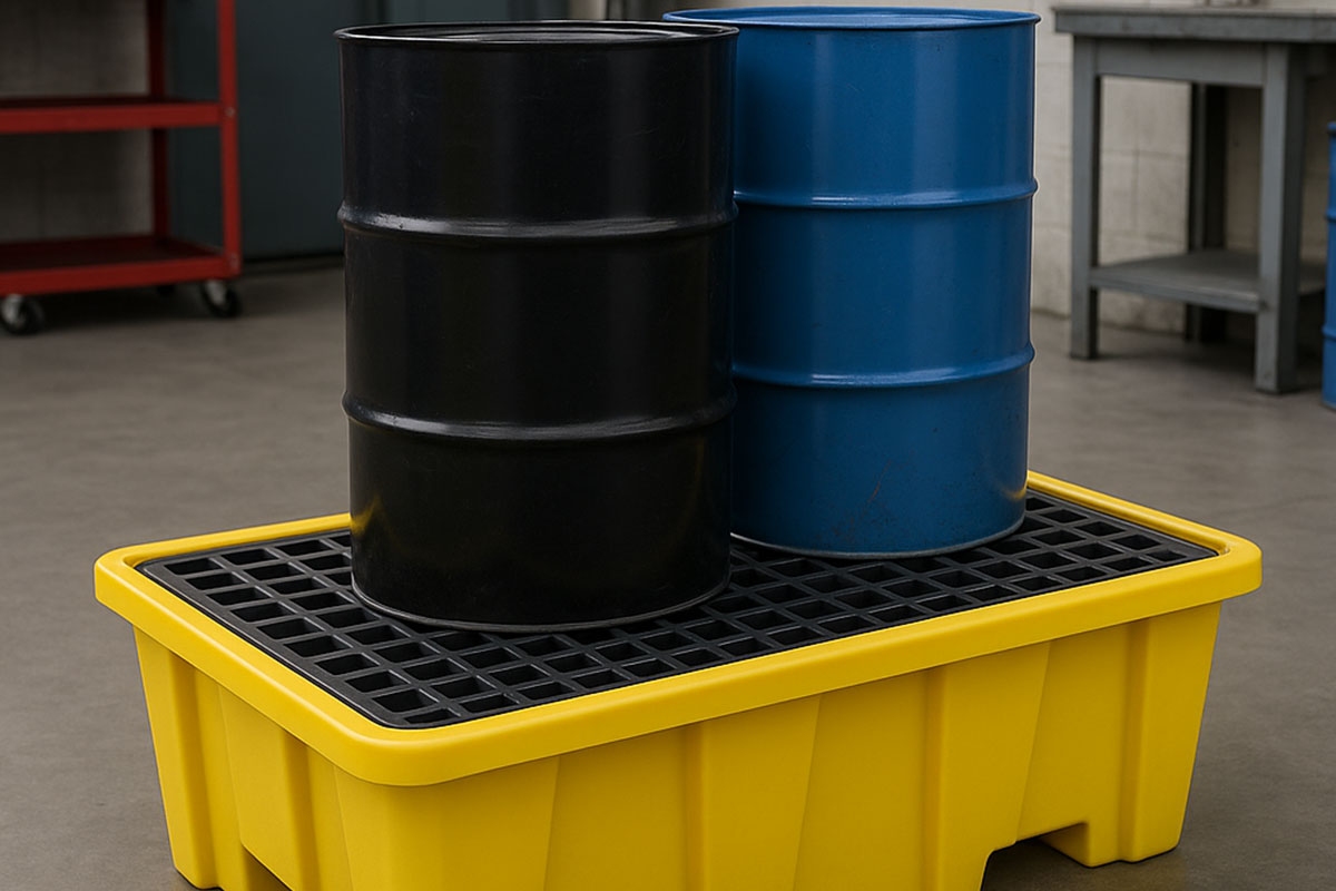 Vasche di raccolta in plastica per liquidi: gestione sicura e conforme alle normative